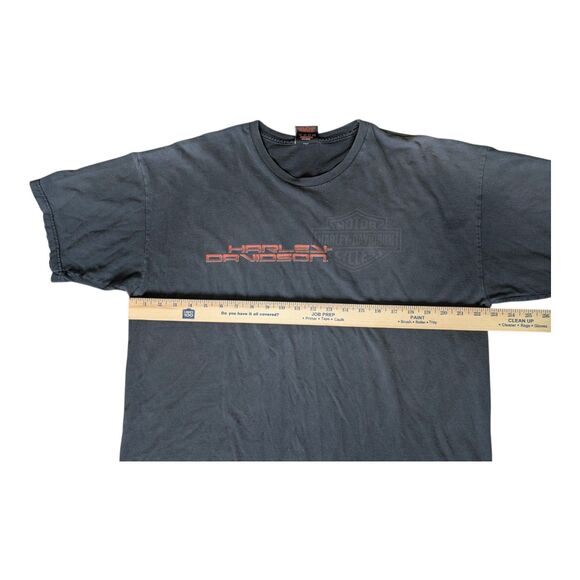 Vintage Y2K Harley Davidson Santa Maria CA Graphic T-Shirt XL Black Cyber - Picture 6 of 14